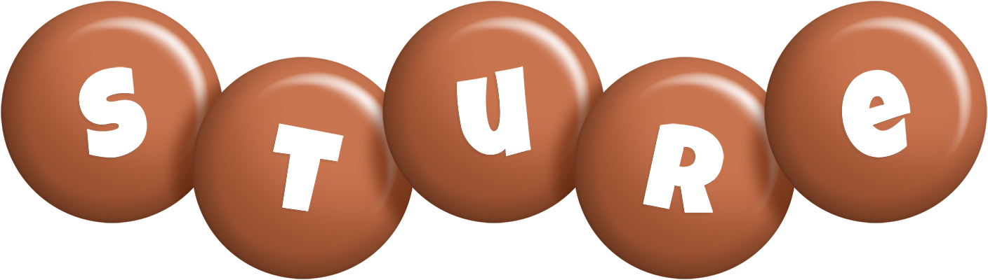 Sture candy-brown logo