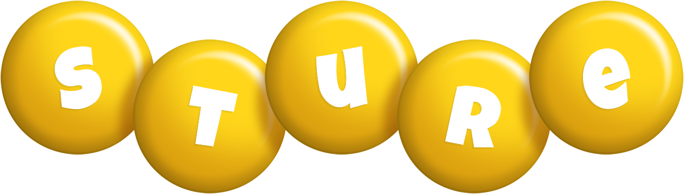 Sture candy-yellow logo