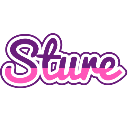 Sture cheerful logo