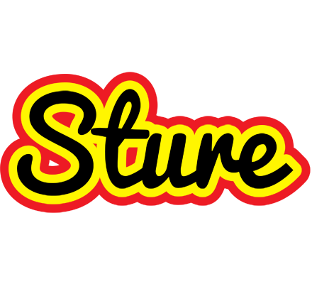 Sture flaming logo