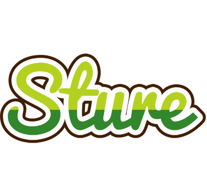 Sture golfing logo