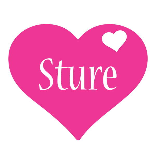 Sture love-heart logo