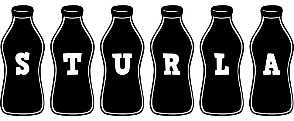 Sturla bottle logo