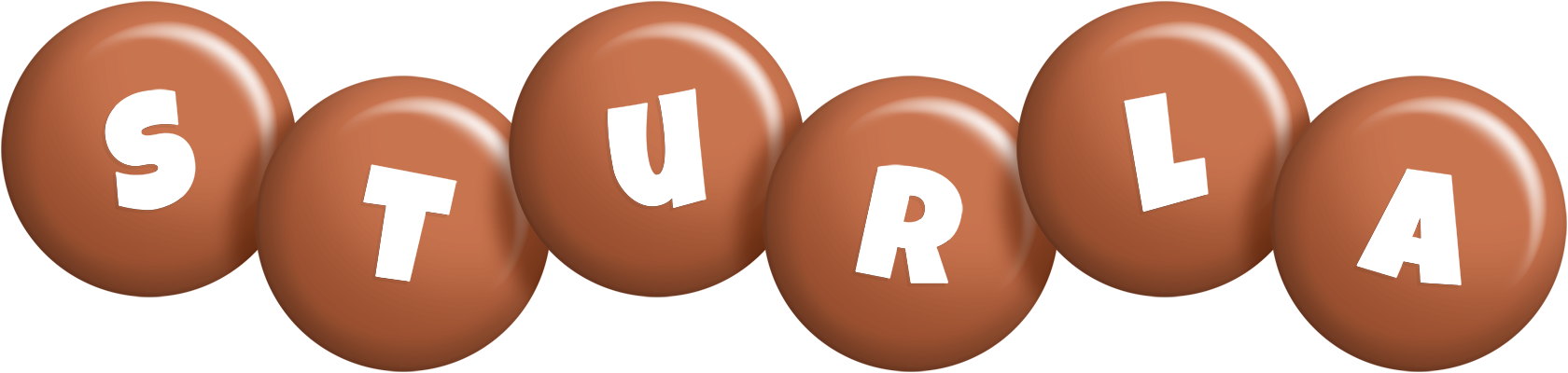 Sturla candy-brown logo