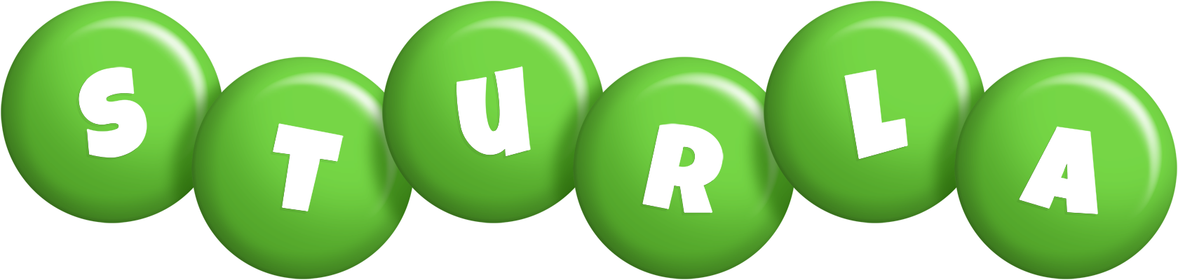 Sturla candy-green logo