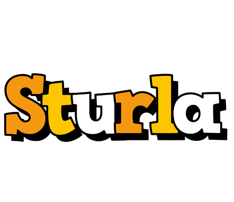 Sturla cartoon logo