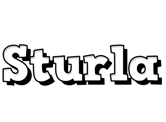 Sturla snowing logo