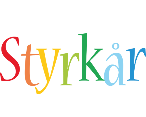 Styrkår birthday logo