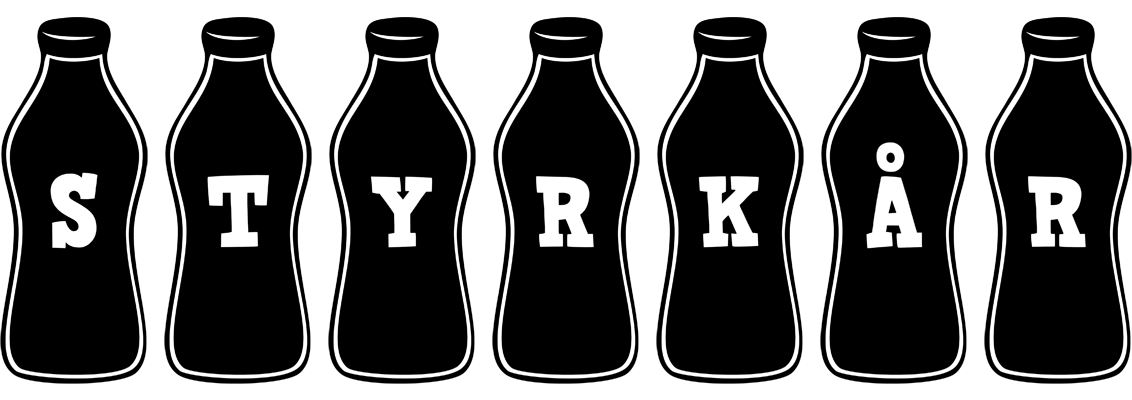 Styrkår bottle logo