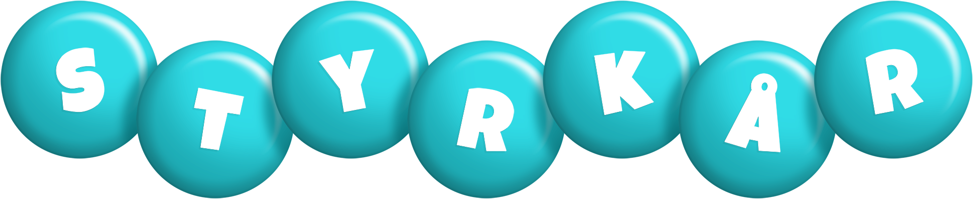 Styrkår candy-azur logo