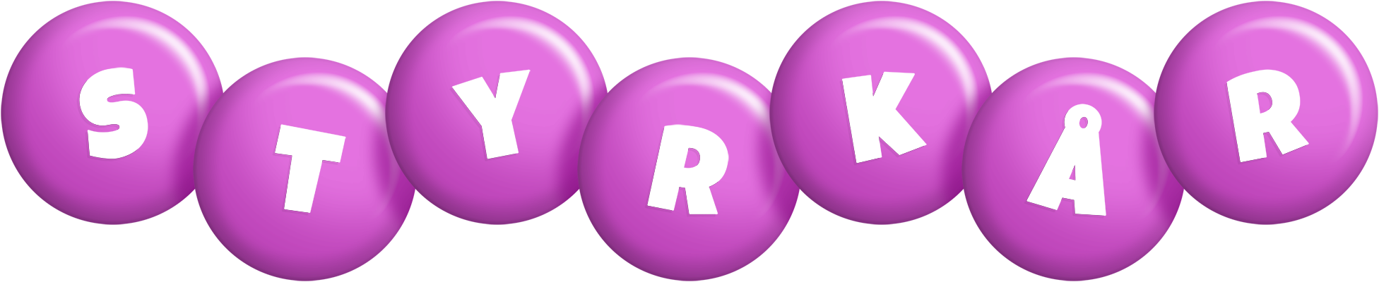 Styrkår candy-purple logo