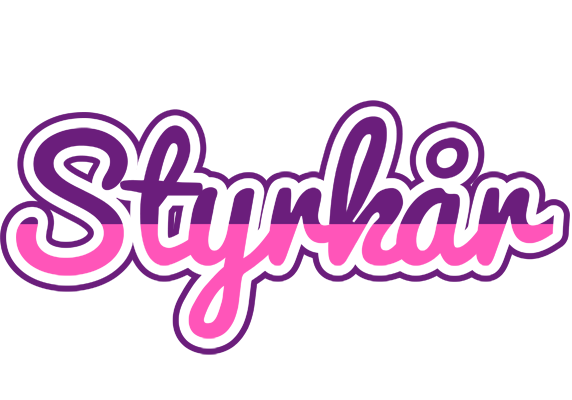 Styrkår cheerful logo