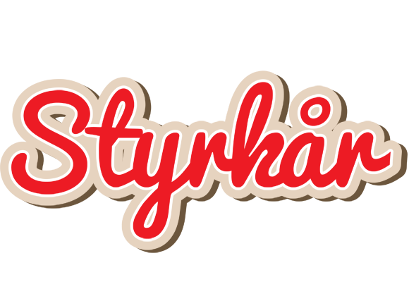 Styrkår chocolate logo