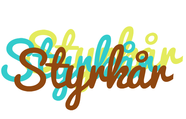 Styrkår cupcake logo