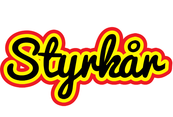 Styrkår flaming logo