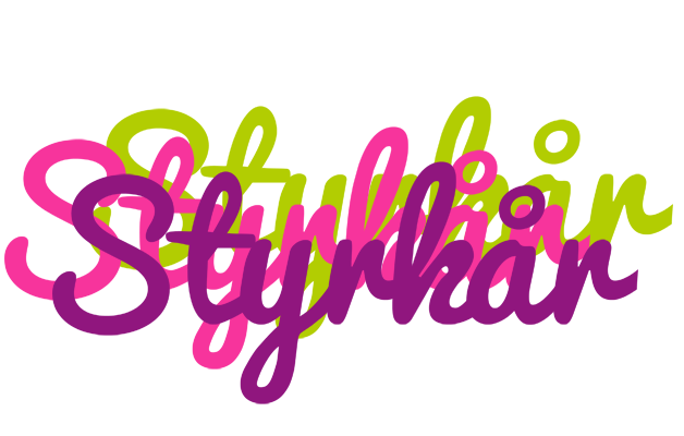 Styrkår flowers logo
