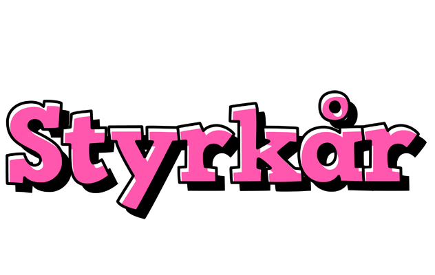Styrkår girlish logo