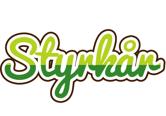 Styrkår golfing logo