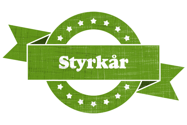 Styrkår natural logo
