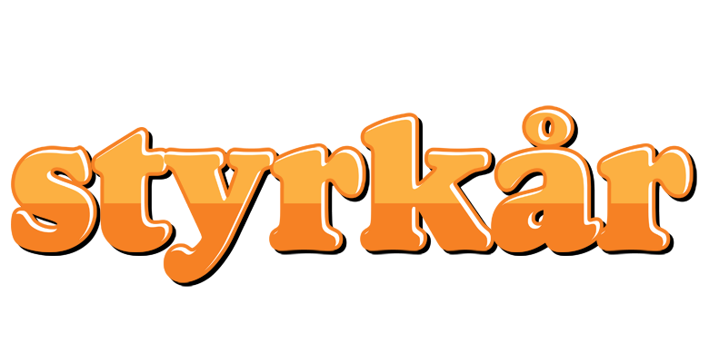 Styrkår orange logo