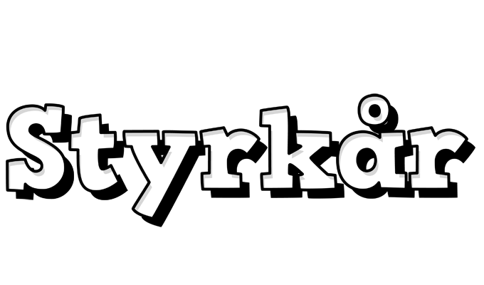 Styrkår snowing logo