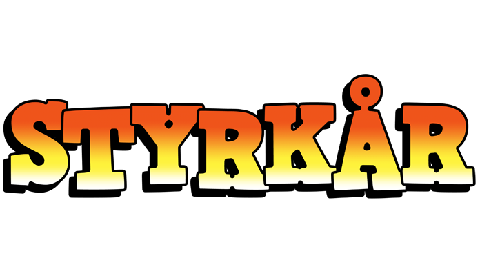 Styrkår sunset logo