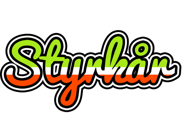 Styrkår superfun logo