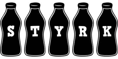 Styrk bottle logo