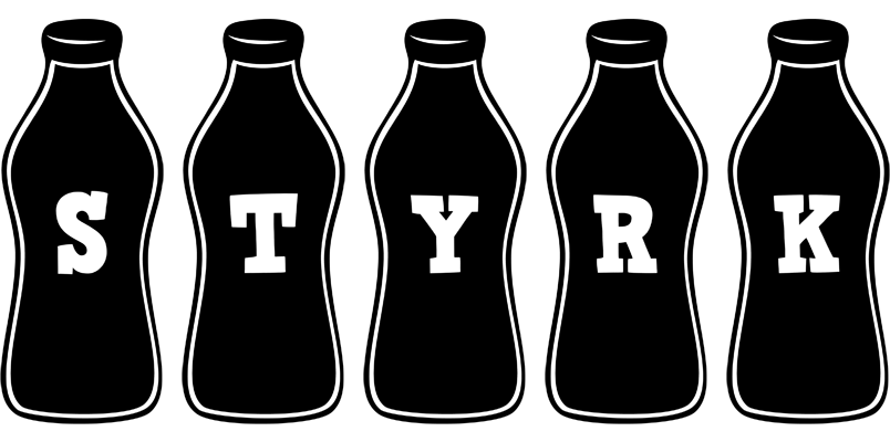 Styrk bottle logo
