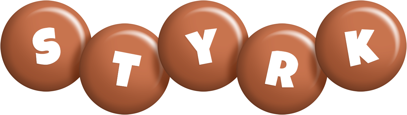Styrk candy-brown logo