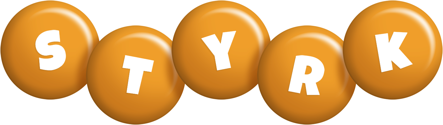 Styrk candy-orange logo