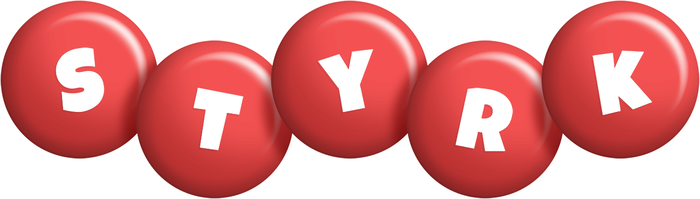 Styrk candy-red logo
