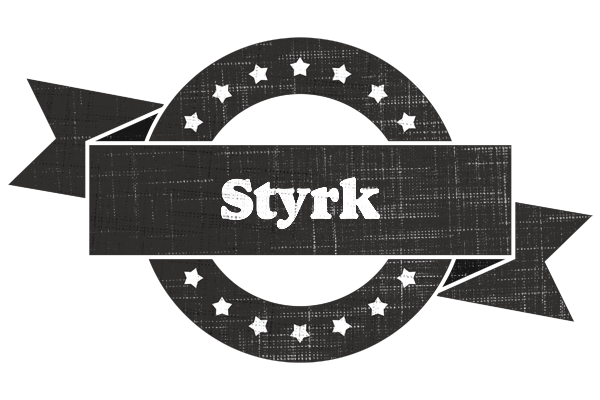 Styrk grunge logo