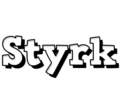 Styrk snowing logo