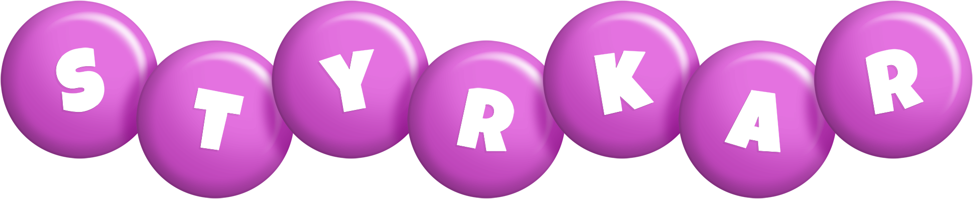 Styrkar candy-purple logo