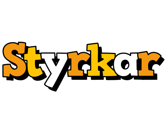 Styrkar cartoon logo
