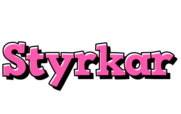 Styrkar girlish logo
