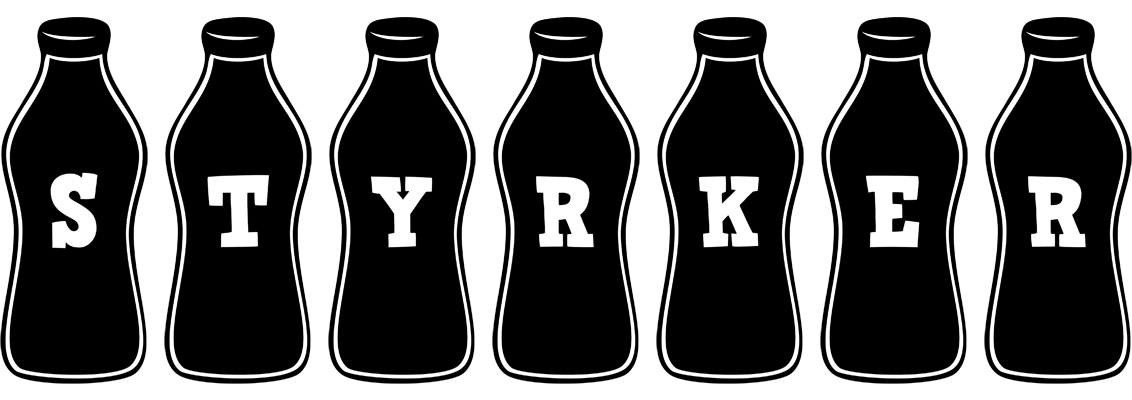 Styrker bottle logo