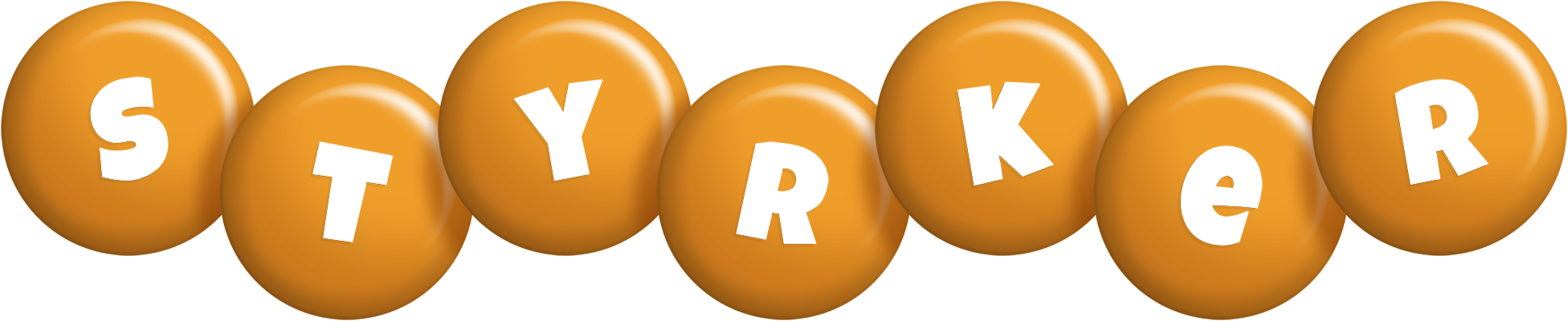 Styrker candy-orange logo