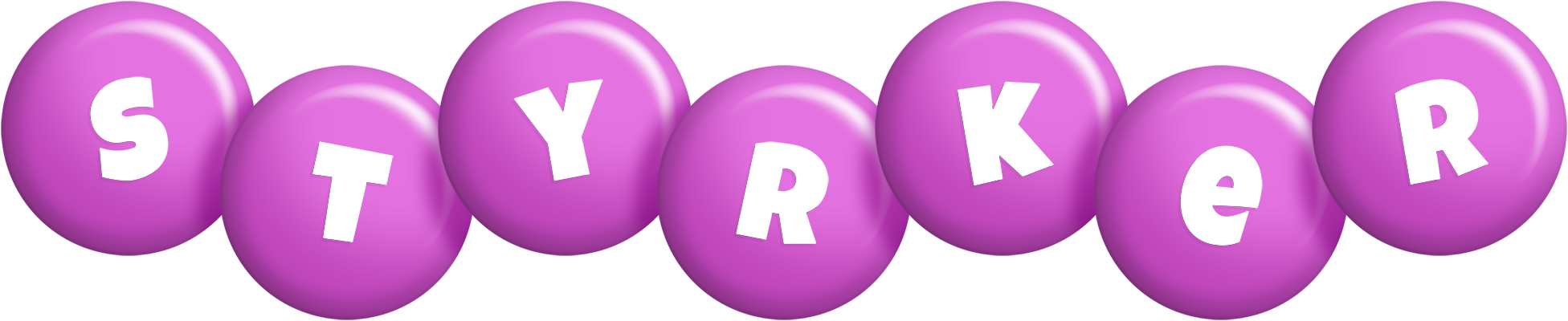 Styrker candy-purple logo