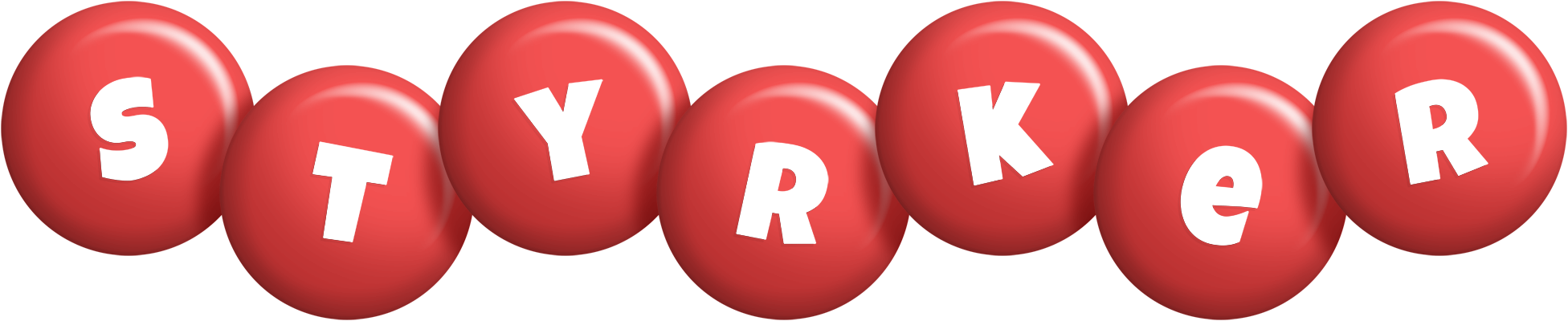 Styrker candy-red logo