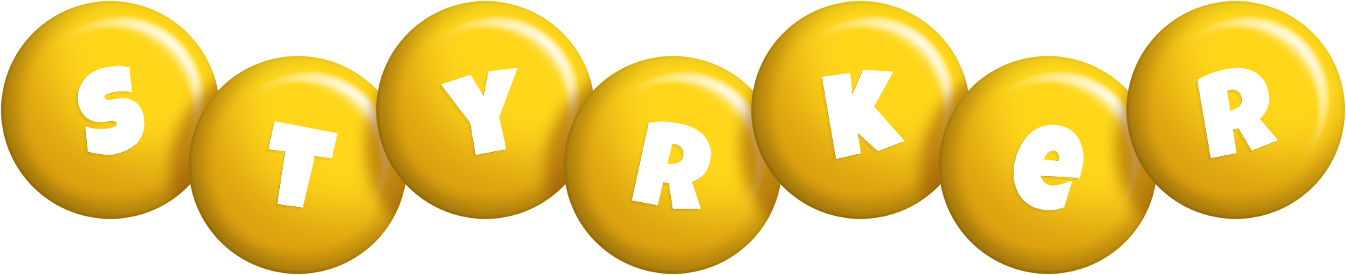 Styrker candy-yellow logo