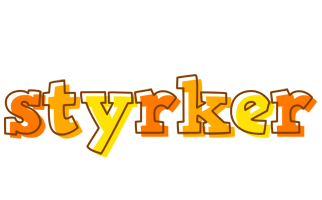 Styrker desert logo