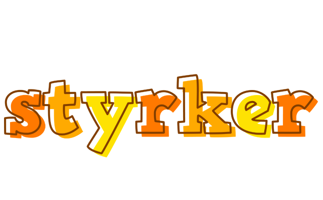 Styrker desert logo
