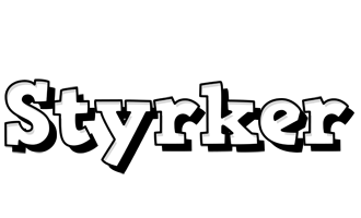 Styrker snowing logo