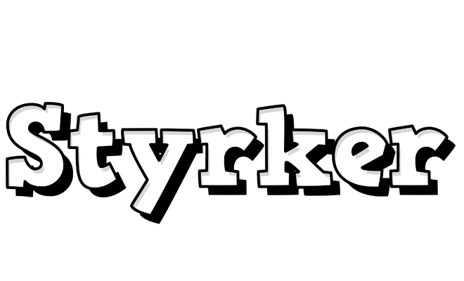 Styrker snowing logo