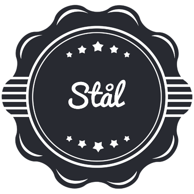 Stål badge logo