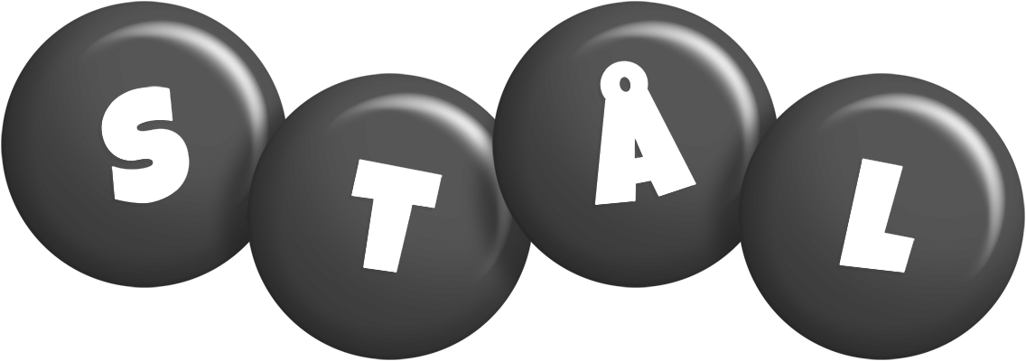 Stål candy-black logo