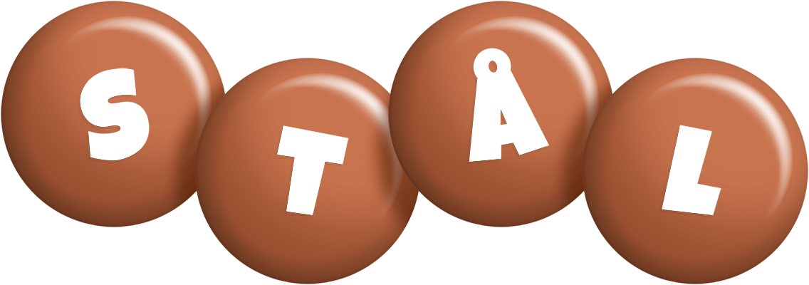 Stål candy-brown logo
