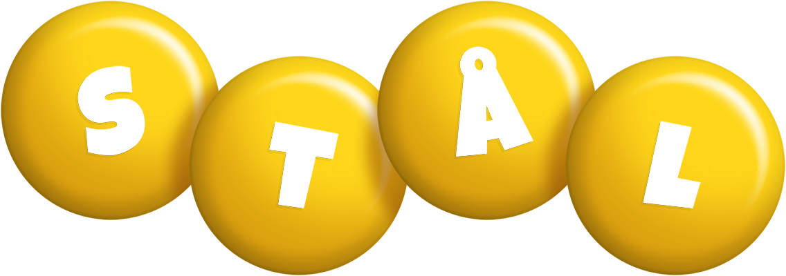 Stål candy-yellow logo